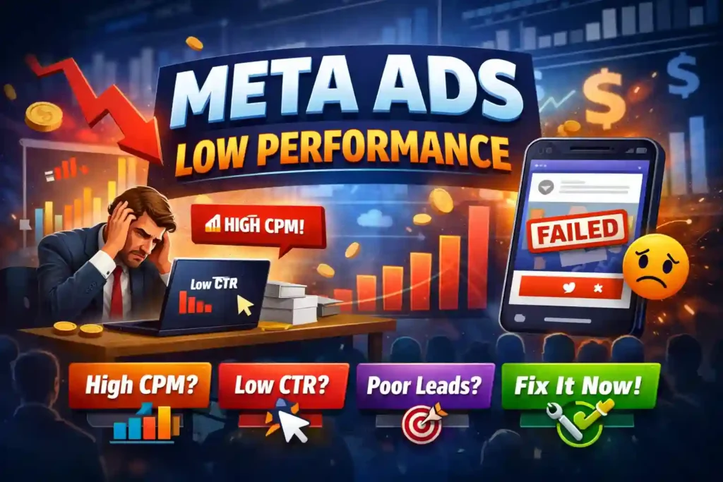 Meta Ads low performance causes and fixes